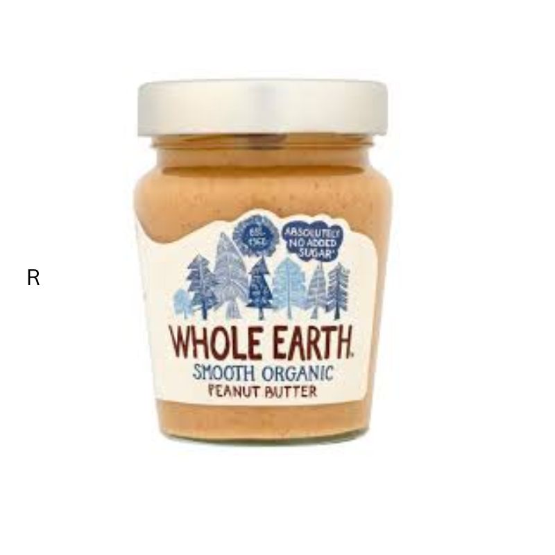 WHOLE EARTH SMOOTH ORGANIC PEANUT BUTTER